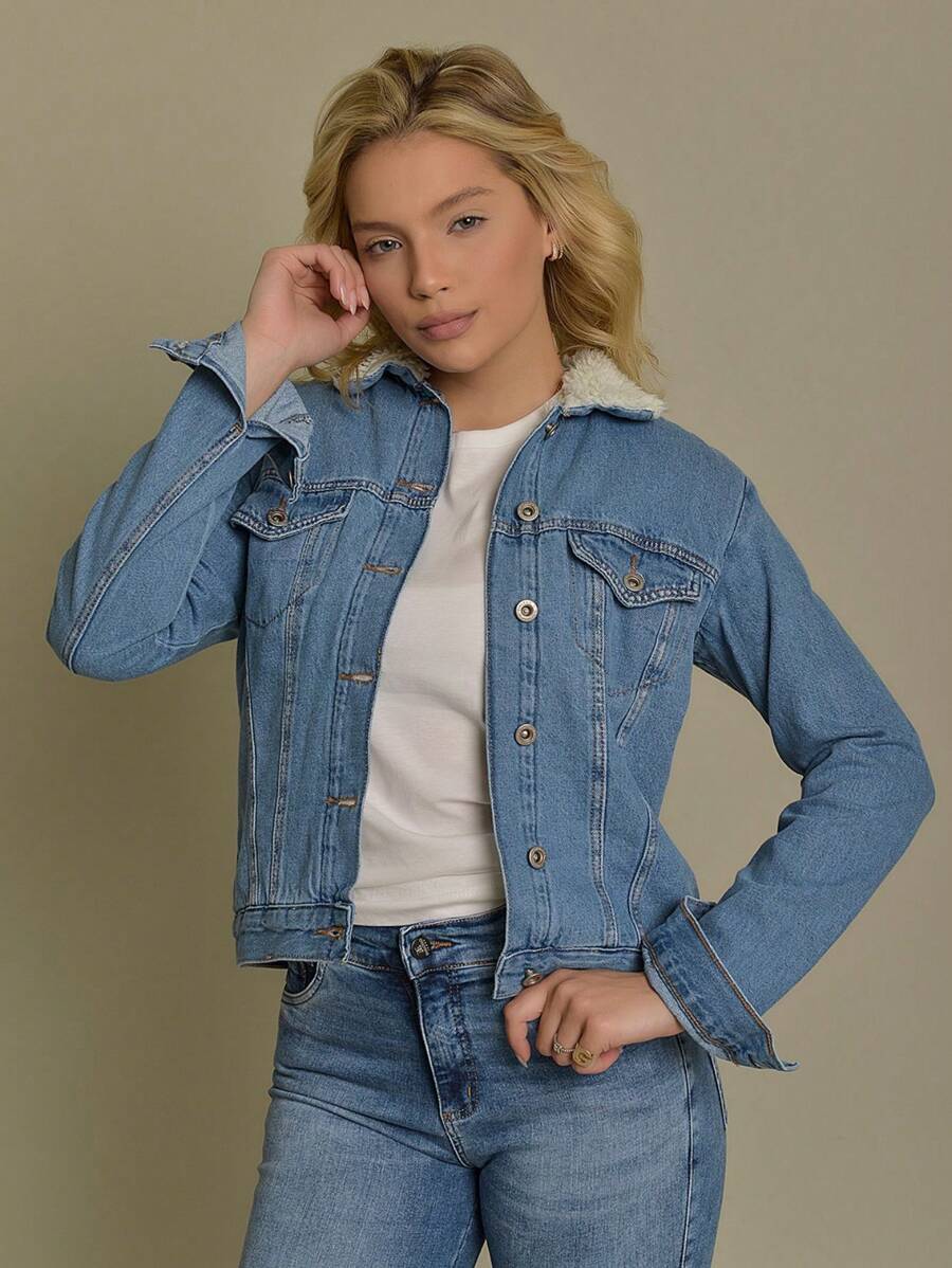 Jaqueta Feminina Jeans Mirela