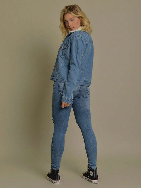 Jaqueta Feminina Jeans Mirela
