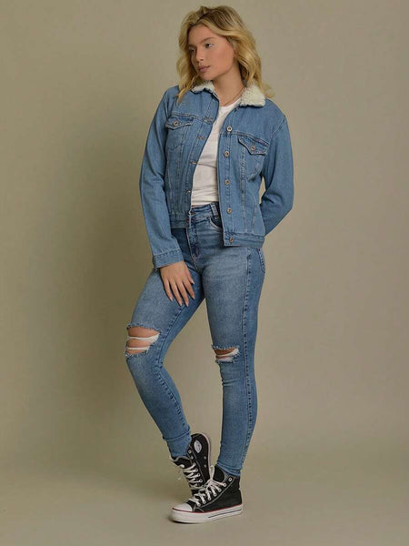 Jaqueta Feminina Jeans Mirela