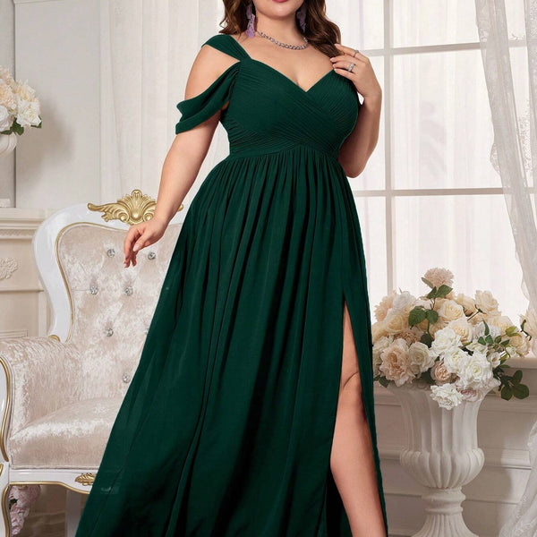 Vestido Longo Plus Size Festa Bruna
