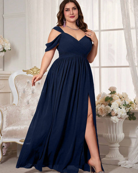 Vestido Longo Plus Size Festa Bruna