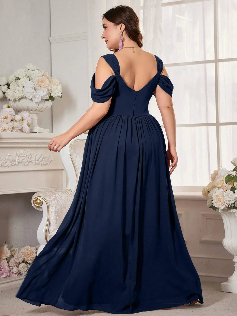 Vestido Longo Plus Size Festa Bruna