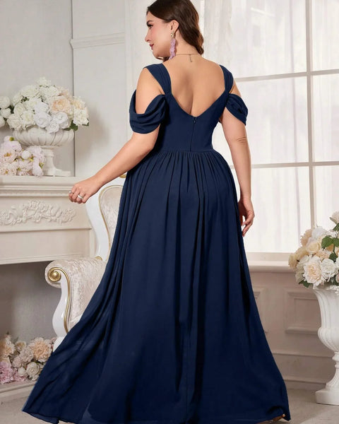 Vestido Longo Plus Size Festa Bruna