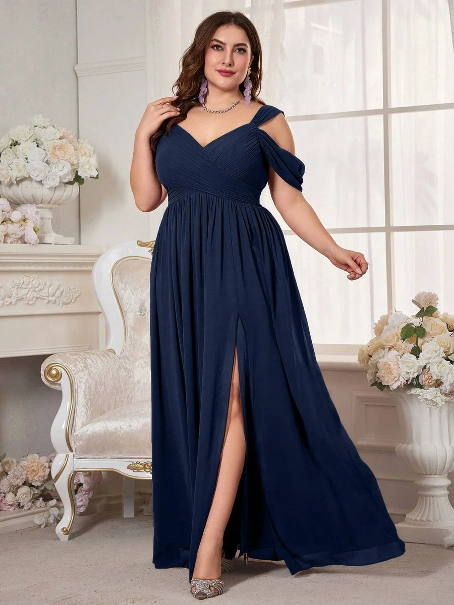 Vestido Longo Plus Size Festa Bruna