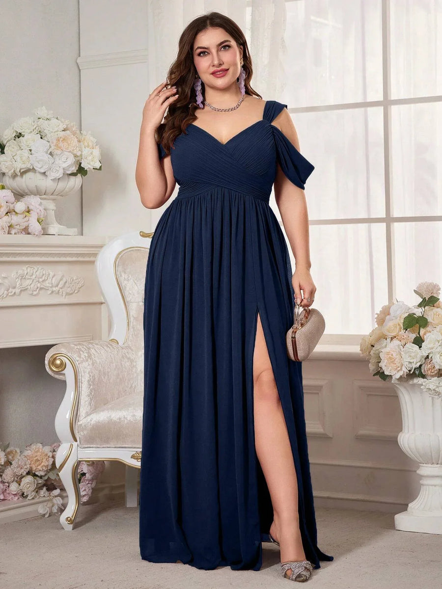 Vestido Longo Plus Size Festa Bruna