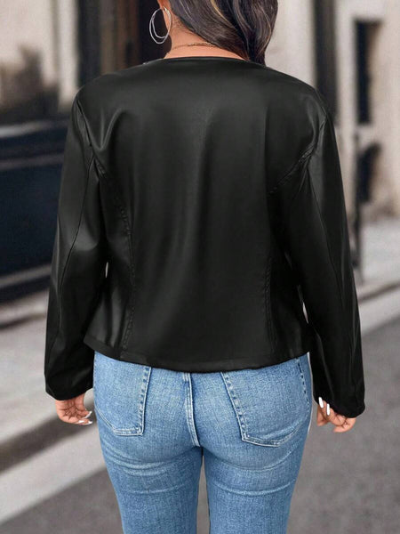 Jaqueta Feminina Couro Rafaela