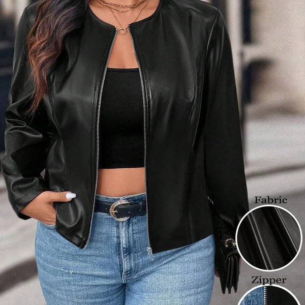 Jaqueta Feminina Couro Rafaela