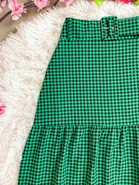 Saia Xadrez Midi Tainara