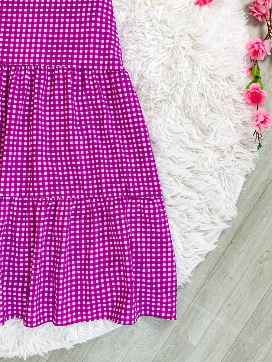 Saia Xadrez Midi Tainara