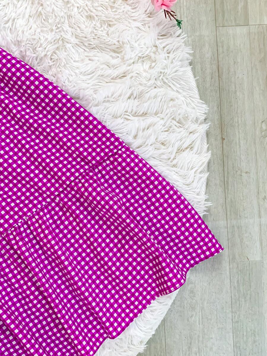 Saia Xadrez Midi Tainara