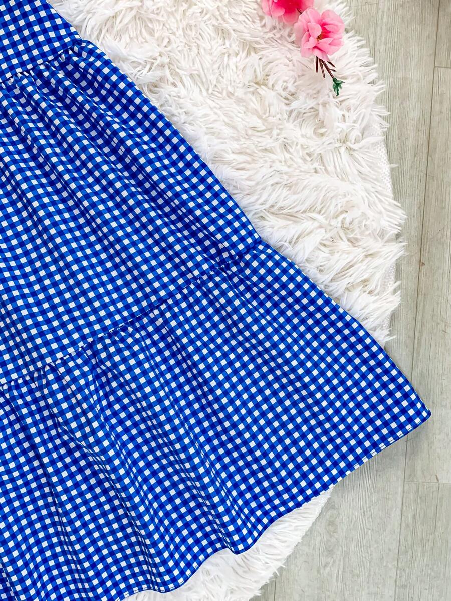 Saia Xadrez Midi Tainara