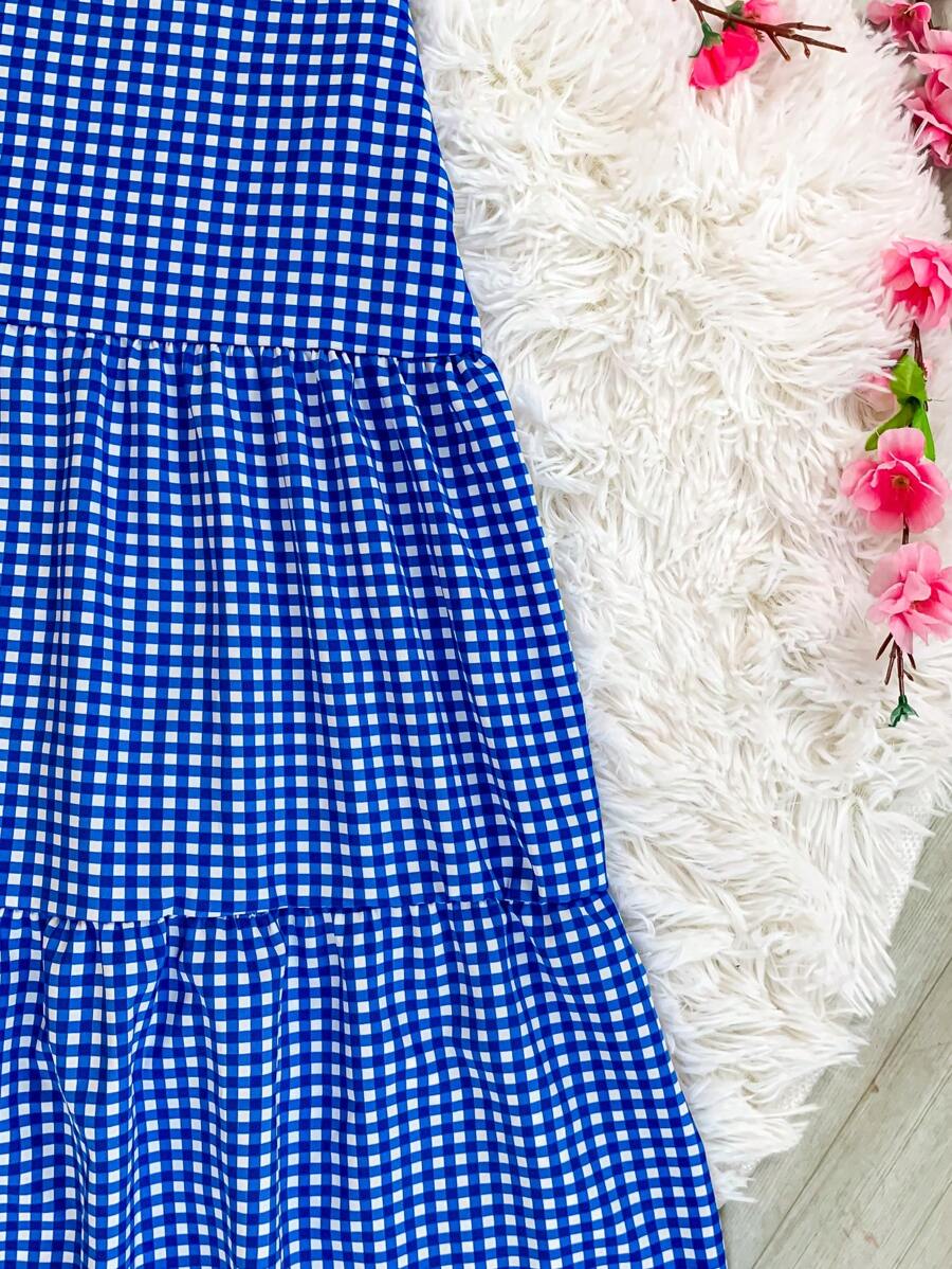 Saia Xadrez Midi Tainara