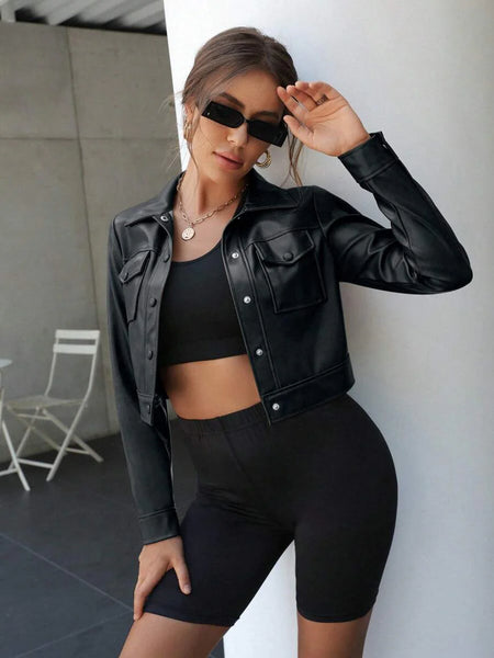 Jaqueta Couro Feminina Lavínia