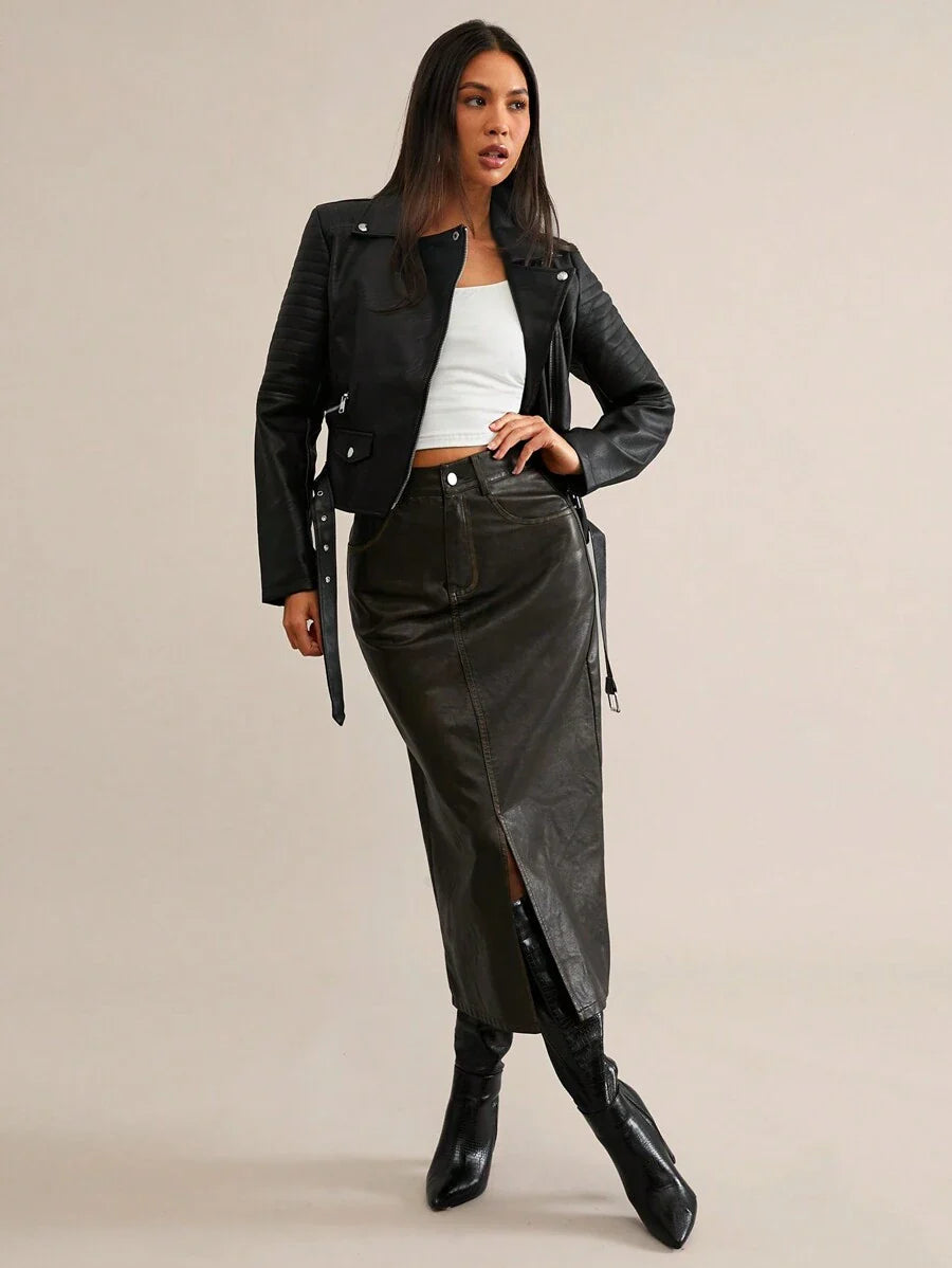 Jaqueta Couro Feminina Rebeca