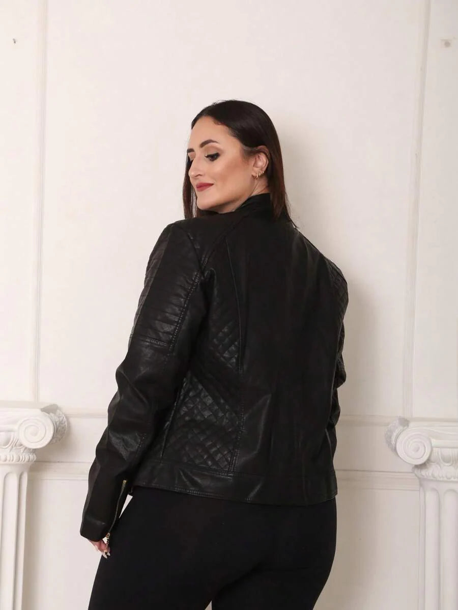Jaqueta de Couro Feminina Heloísa