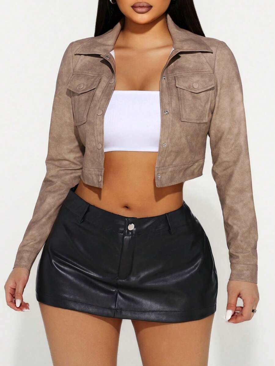 Jaqueta Couro Feminina Lavínia