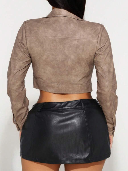 Jaqueta Couro Feminina Lavínia