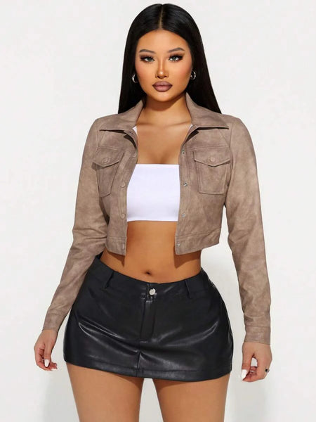 Jaqueta Couro Feminina Lavínia