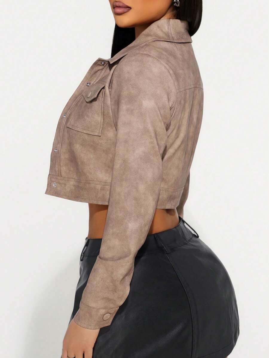 Jaqueta Couro Feminina Lavínia