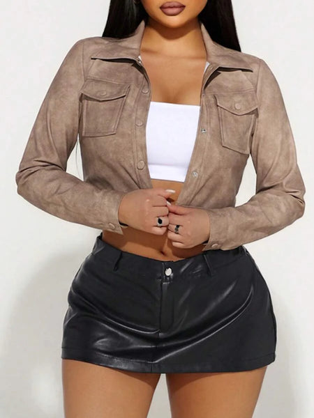 Jaqueta Couro Feminina Lavínia