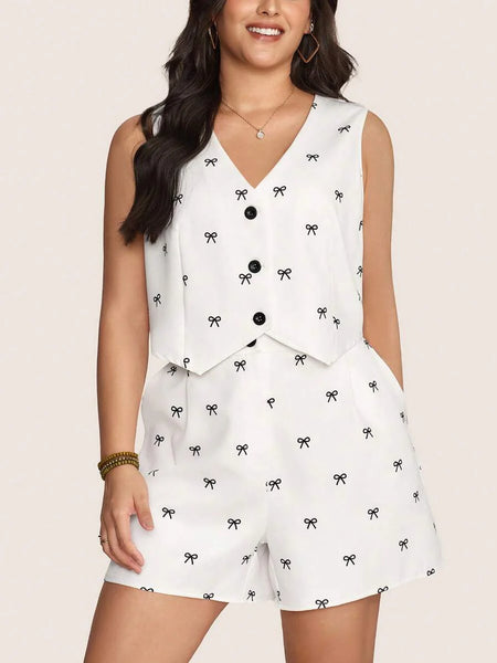 Conjunto Camisa e Short Xadrez Andressa