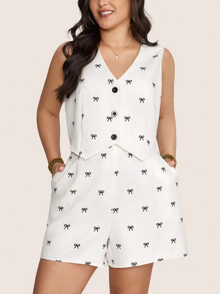 Conjunto Camisa e Short Xadrez Andressa