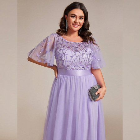 Vestido de Festa Plus Size Ravena