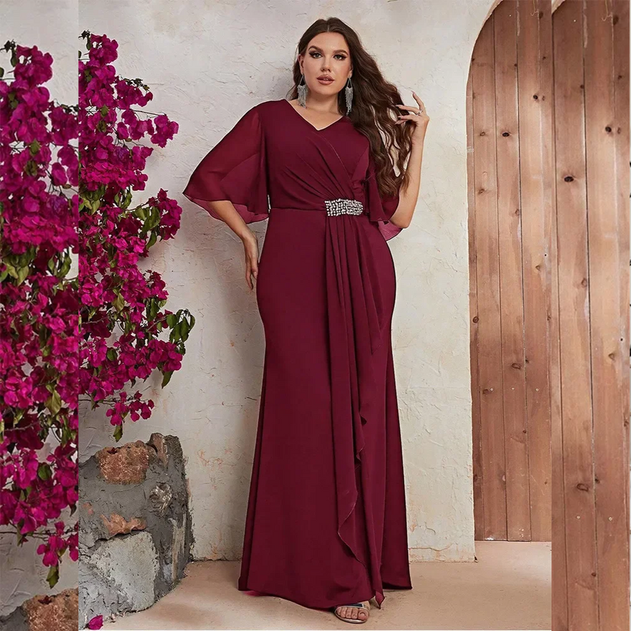 Vestido Longo Plus Size Festa Vittoria