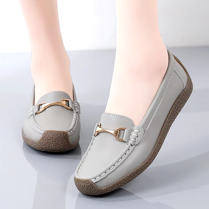 Mocassim Feminino Couro Fabienne