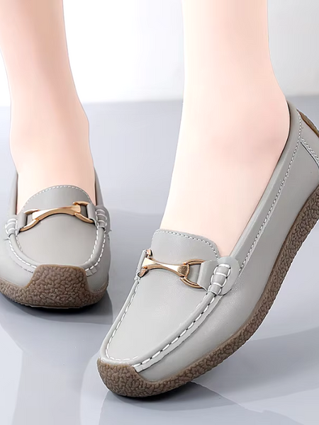 Mocassim Feminino Couro Fabienne