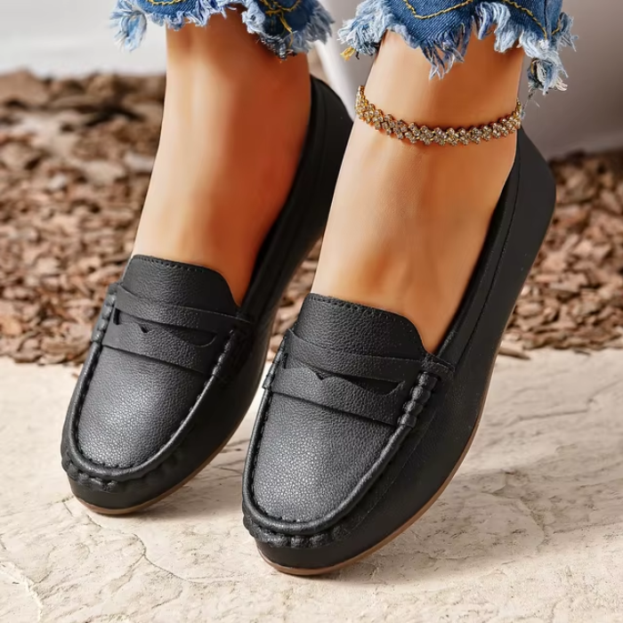 Mocassim Feminino Couro Claudia