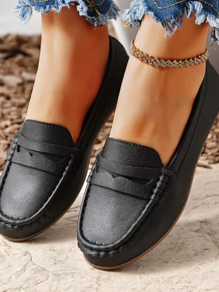 Mocassim Feminino Couro Claudia