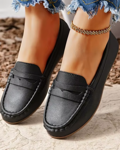 Mocassim Feminino Couro Claudia