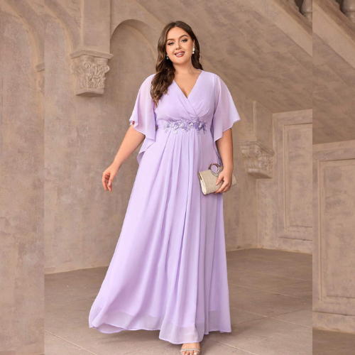 Vestido de Festa Plus Size Leona