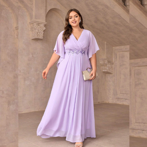 Vestido de Festa Plus Size Leona
