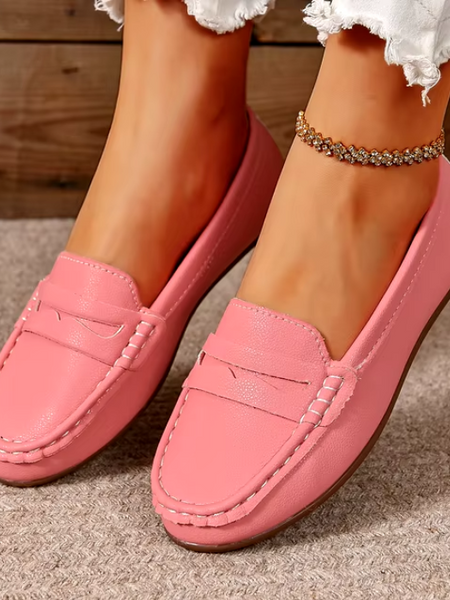 Mocassim Feminino Couro Claudia