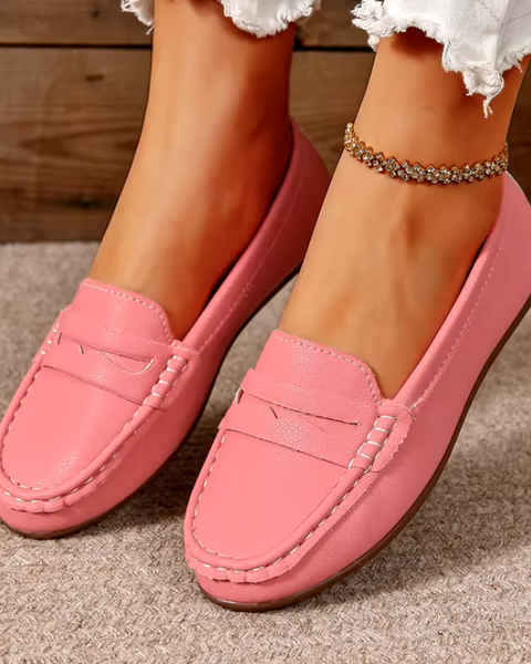 Mocassim Feminino Couro Claudia