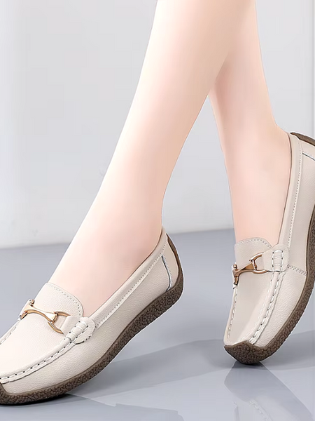 Mocassim Feminino Couro Fabienne