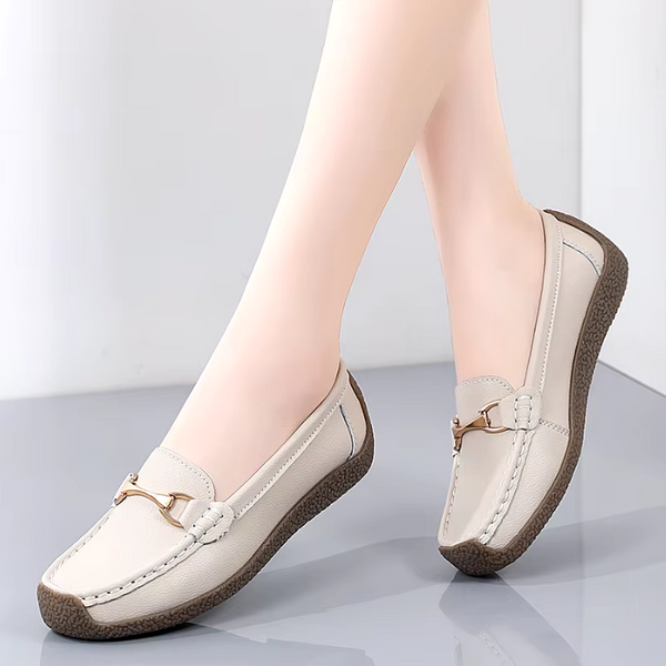 Mocassim Feminino Couro Fabienne