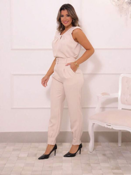 Conjunto Blusa e Calça Alfaiataria Layla