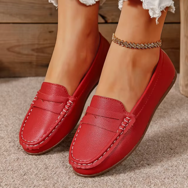 Mocassim Feminino Couro Claudia