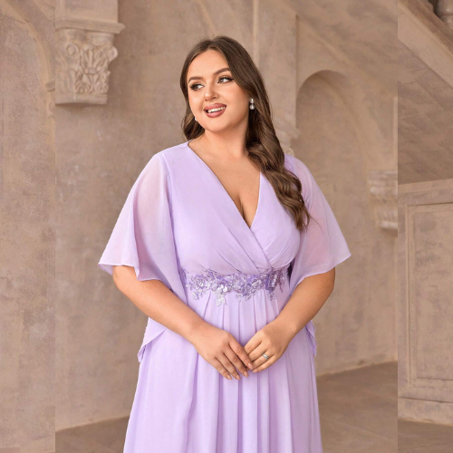 Vestido de Festa Plus Size Leona