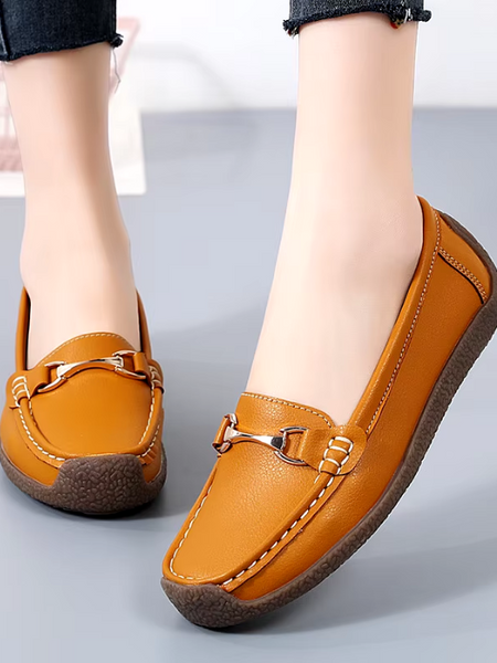 Mocassim Feminino Couro Fabienne