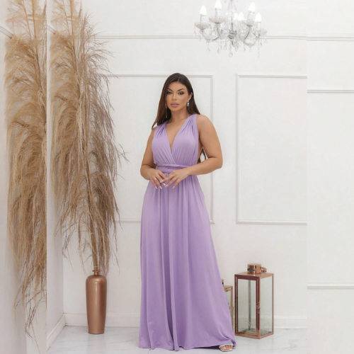 Vestido Longo De Festa Laura