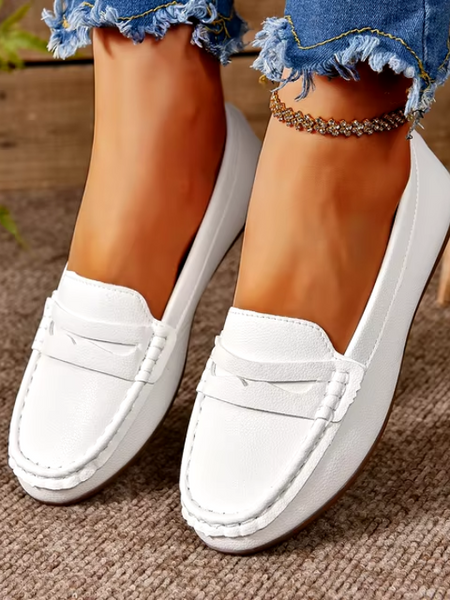 Mocassim Feminino Couro Claudia