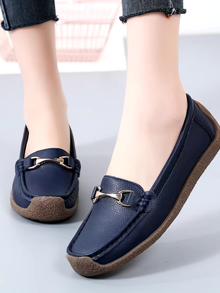 Mocassim Feminino Couro Fabienne