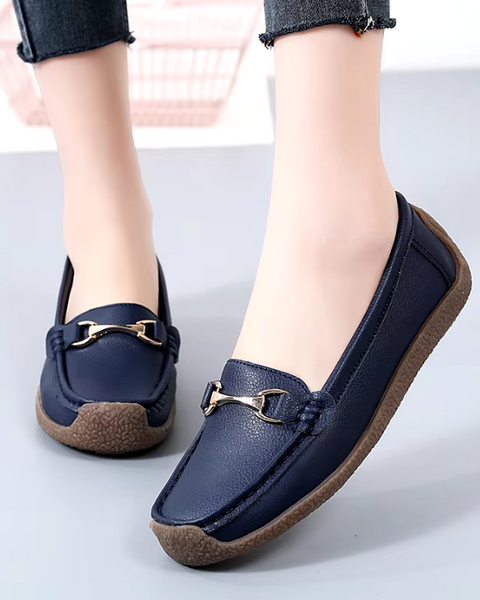 Mocassim Feminino Couro Fabienne