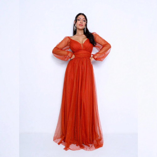 Vestido de Festa Longo Angelica