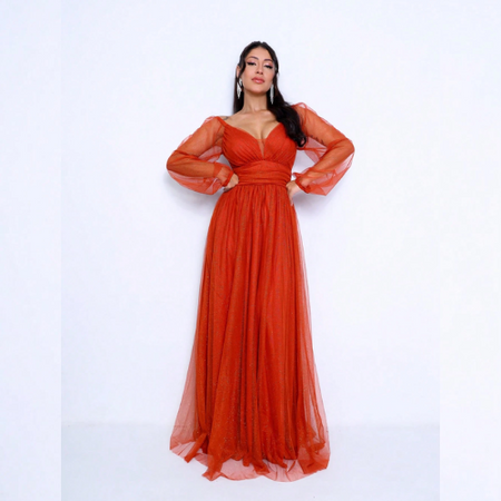 Vestido de Festa Longo Angelica