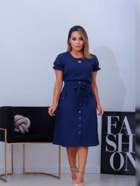 Conjunto Saia e Blusa Cláudia